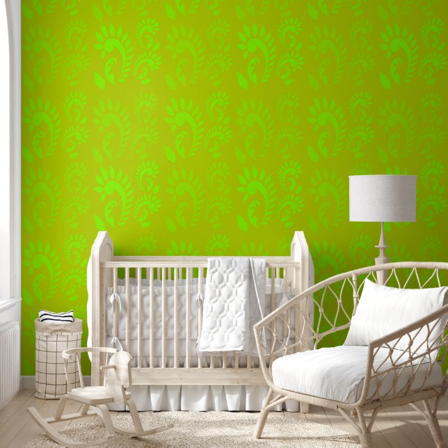 Papel Pintado verde (Niños)