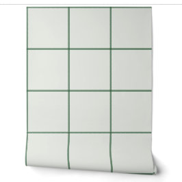 Papel Pintado Verde bosque Cuadro de ventana sobredimensionado