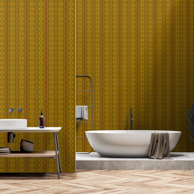 Papel Pintado Verde elegante (Baño)