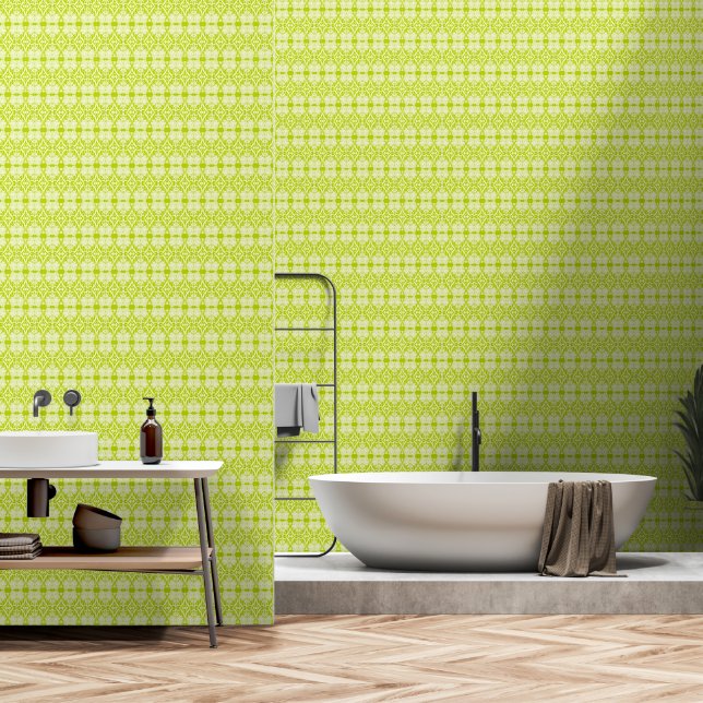 Papel Pintado Verde elegante (Baño)