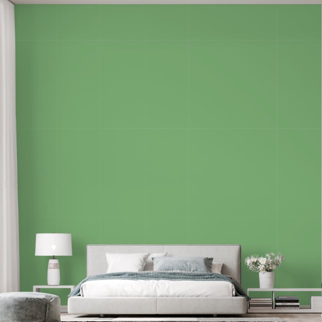 Papel Pintado Verde jardín griego Sencillo elegante (Dormitorio)
