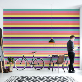 Papel Pintado Vibrante a rayas
