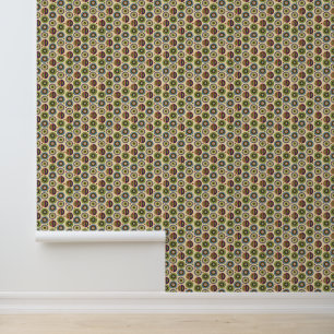 Papel Pintado Vibrante arte cultural artesanal de la impresión a