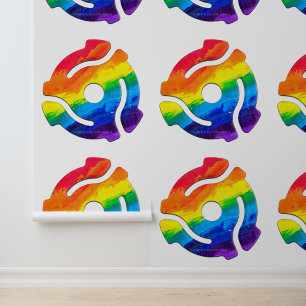 Papel Pintado Vibrante de adaptador de registro de 45 RPM de plá