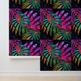 Papel Pintado Vibrante disco tropical deja palo y palo