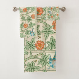Papel pintado victoriano en enrejado de William Mo