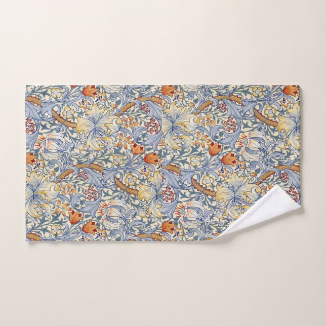 Papel pintado victoriano Gold Lily de William Morr (Toalla de mano)