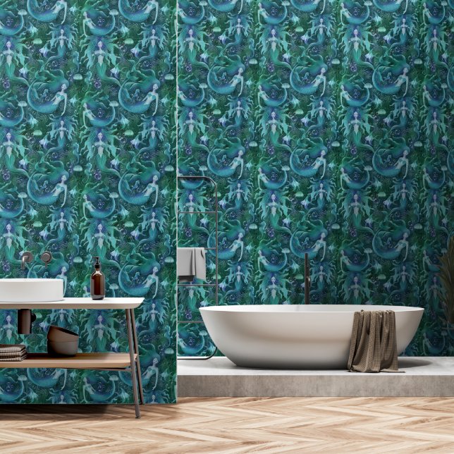 Papel Pintado Vida marina (Baño)