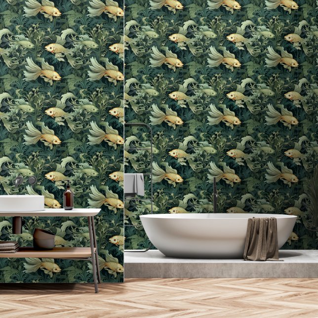 Papel Pintado Vida Marina Antigüa (Baño)