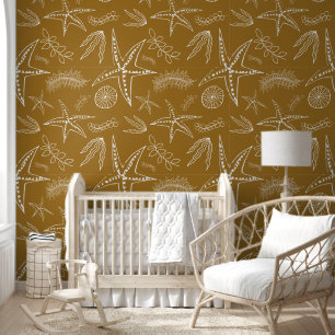 Papel Pintado Vida marina de la mano dibujada