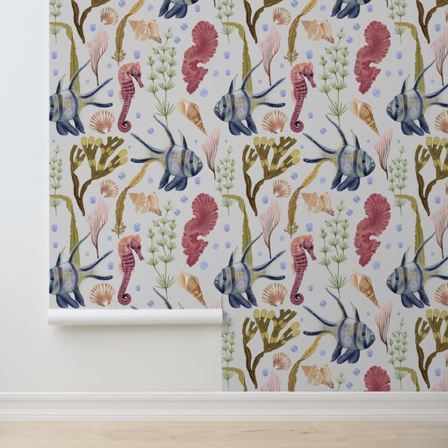 Papel Pintado Vida marina submarina (Solicitud)