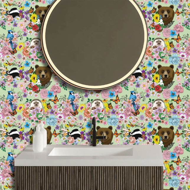 Papel Pintado Vida silvestre de verano Bosque forestal vida silv (Subido por el creador)