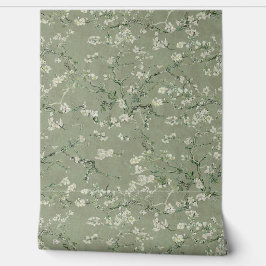 Papel Pintado Vincent Van Gogh Almond Blossom on Sage Green