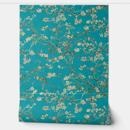 Papel Pintado Vincent Van Gogh Almond Blossom on Teal Blue
