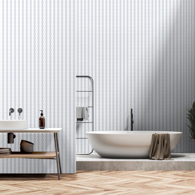 Papel Pintado Vínculo azul de Cerulean (Baño)