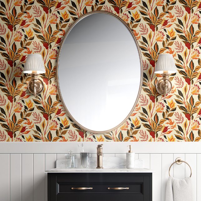 Papel Pintado Vine Floral Bohemio Terroso  (Subido por el creador)