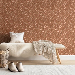 Papel Pintado Viñetas onduladas con esquisto / óxido de sidra co