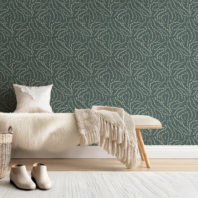 Papel Pintado Viñetas onduladas con esquisto / verde río rocoso (Subido por el creador)