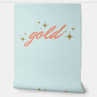 Papel Pintado vinílico de oro