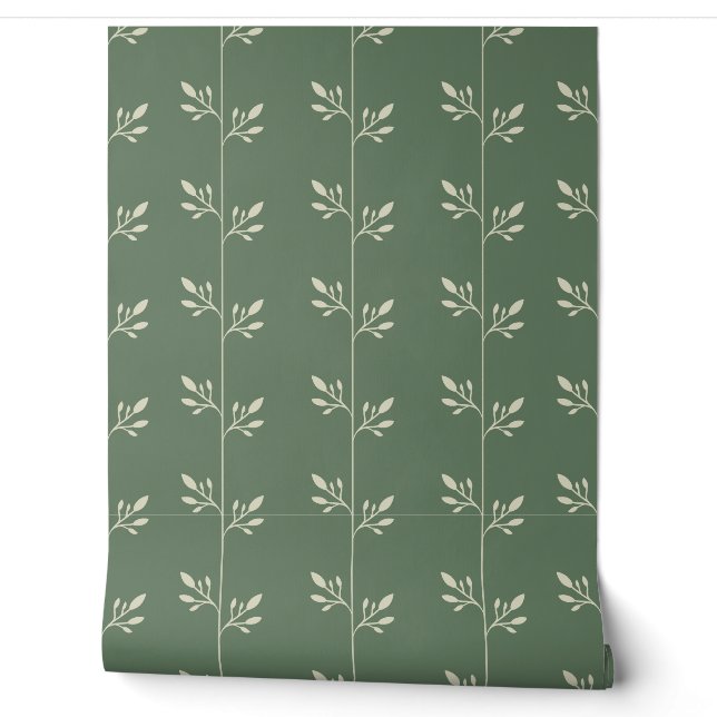 Papel Pintado Vino Botánico Sage (Desenrollar)