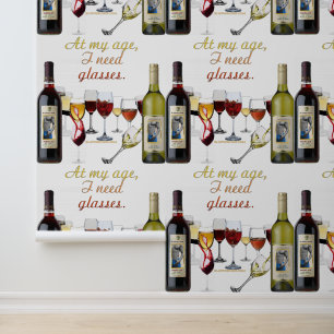 Papel Pintado Vino de SlipperyJoe's Wine Glasses vino fermentado