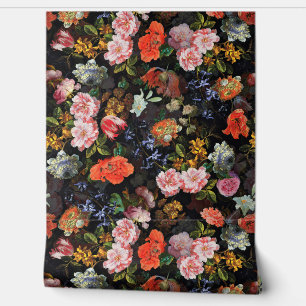 Papel Pintado Vintage flamenco Noche oscura Romanticismo Fondo d