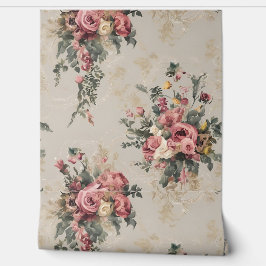 Papel Pintado Vintage Floral