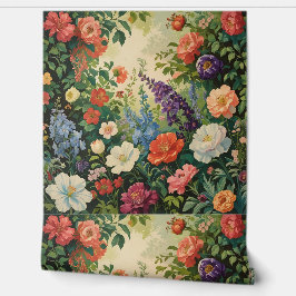 Papel Pintado Vintage Floral Garden Pela y Stick
