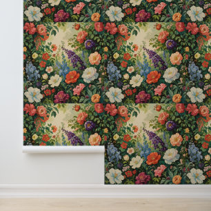 Papel Pintado Vintage Floral Garden Pela y Stick
