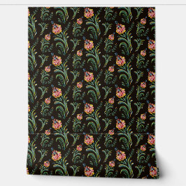Papel Pintado Vintage Floral Wallpaper - Diseño Rosa clásico par