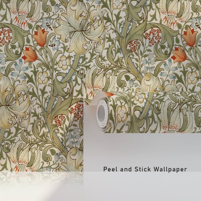Papel Pintado Vintage Golden Lilies William Morris (Subido por el creador)
