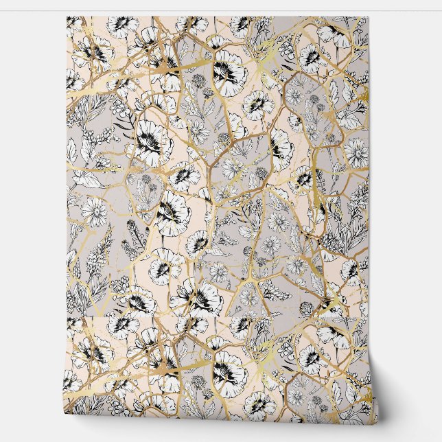 Papel Pintado Vintage Japonés Kintî (Desenrollar)