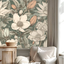 Vintage Magnolia Floral