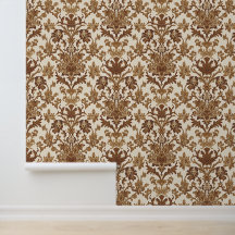 Vintage William Morris Veneciano Floral Marrón Bla
