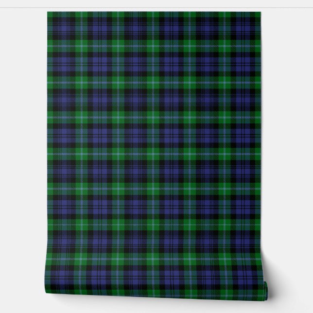 Papel Pintado Violeta de Torosay Tartan Plaid Scottish Clan (Desenrollar)