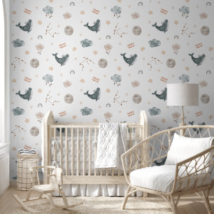 Papel Pintado Viveres Acuario Zodíaco para Guardería