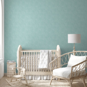 Papel Pintado Viverito de Acuarela Minimalista con Rayas Verde M