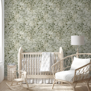 Papel Pintado Viverito mágico pastel verde guardería