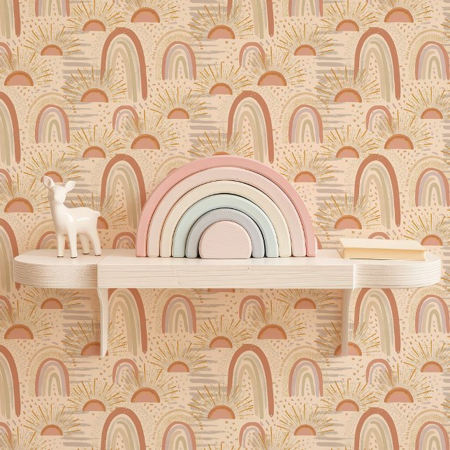Papel Pintado Vivero Arcoíris Boho (Subido por el creador)