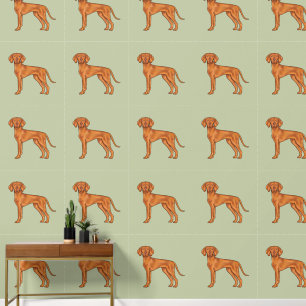 Papel Pintado Vizsla Húngaro Perro Apuntador Dibujo Animado Lind
