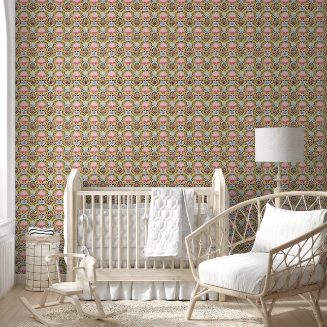 Papel Pintado Wall Paper - William Morris Floral Design (Niños)