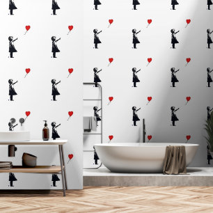 Papel Pintado Wallpaper   Hope Balloon Girl