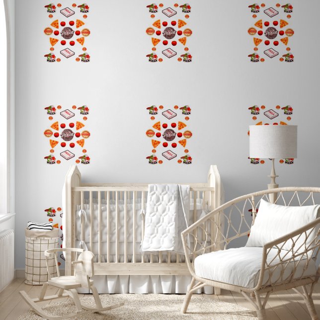 Papel Pintado Wallpaper Pizza (Niños)