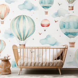 Papel Pintado Watercolor Sky Adventure Seless Pattern