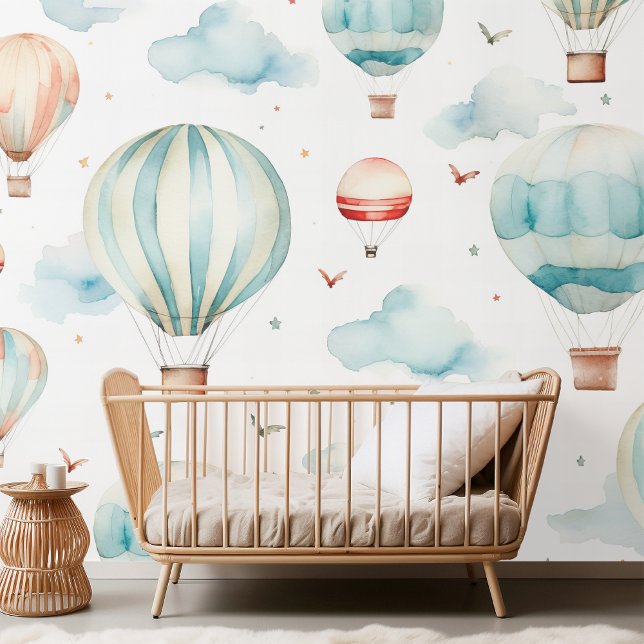 Papel Pintado Watercolor Sky Adventure Seless Pattern (Subido por el creador)