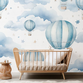 Papel Pintado Watercolor Sky Adventure Seless Pattern