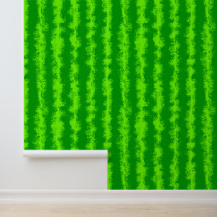 Papel Pintado Watermelon Green Summer Fruth Rind Pattern