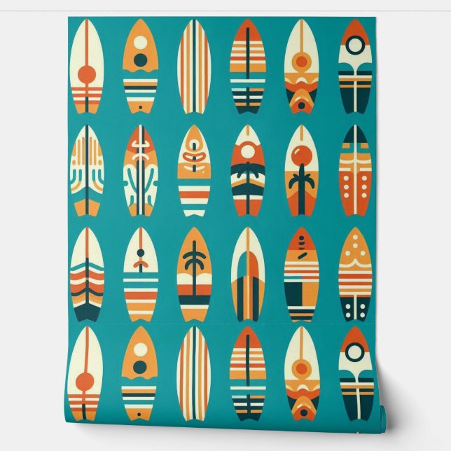 Papel Pintado Wave Riders (Desenrollar)