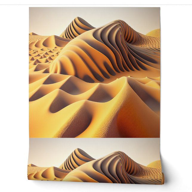Papel Pintado Waves of Gold (Desenrollar)