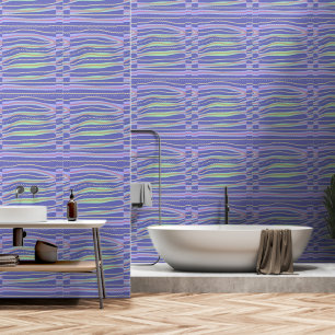 Papel Pintado Wavy Waves Blue